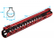 Leapers UTG PRO M-LOK AR15 15" Ultra Slim Free Float Handguard - Black/Red 2-Tone